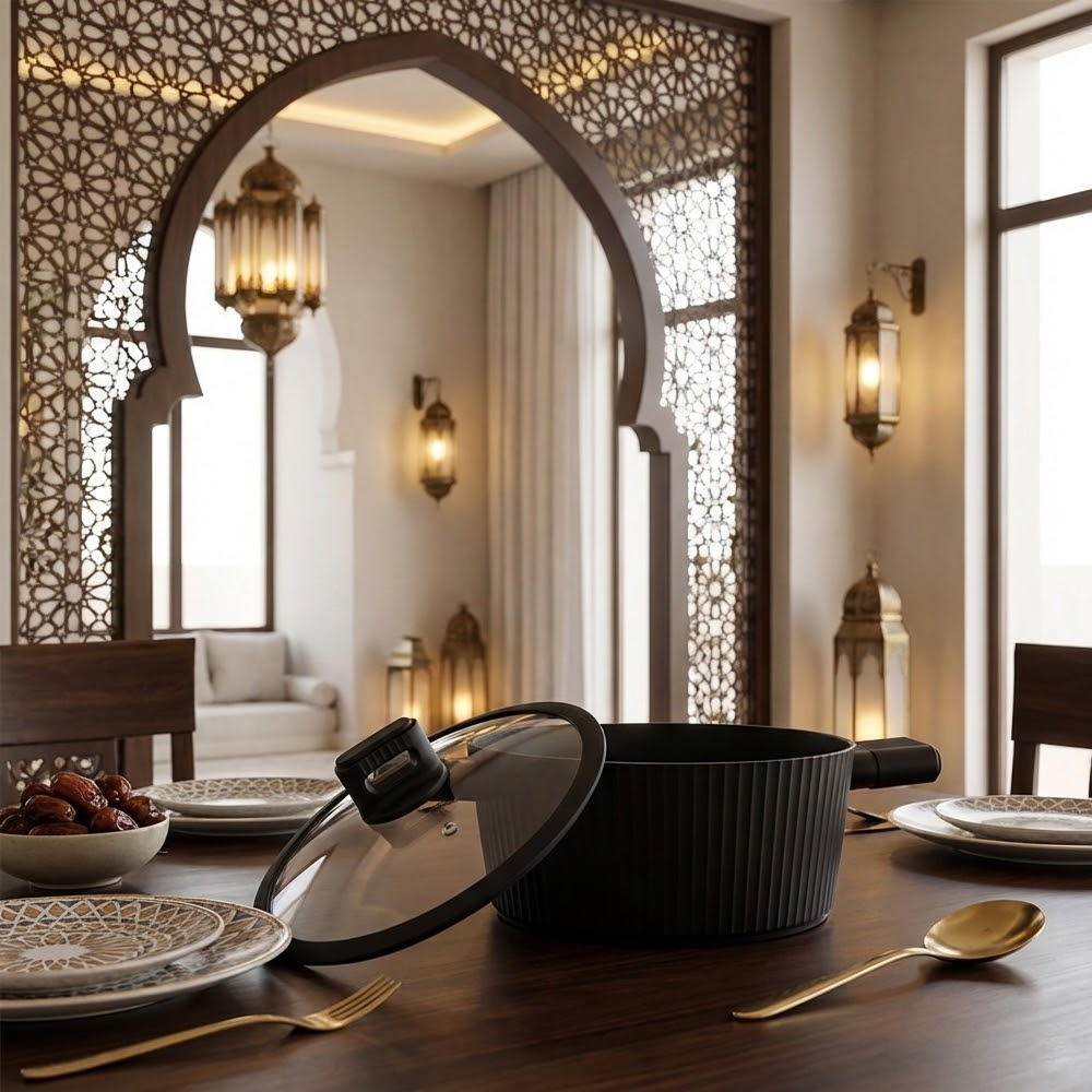 مقلاة طهي بغطاء زجاج Danny Home