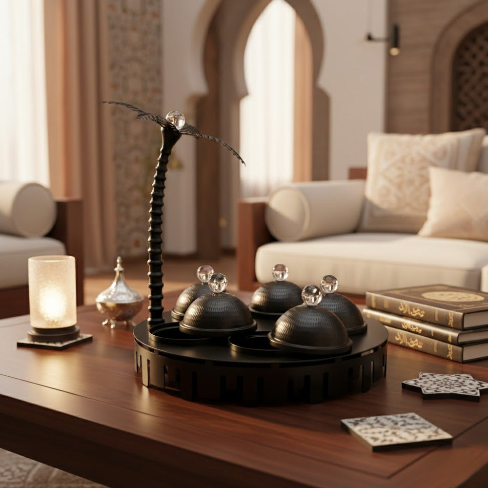 طقم صواني أوعية مزخرفة