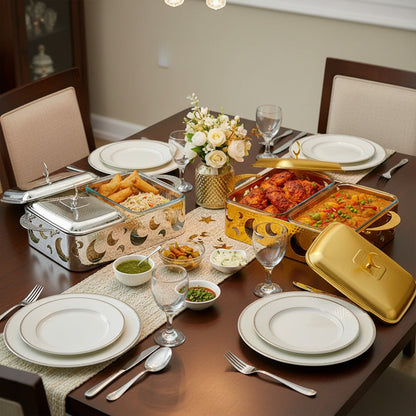 وعاء ساخن مزدوج بتصميم مون