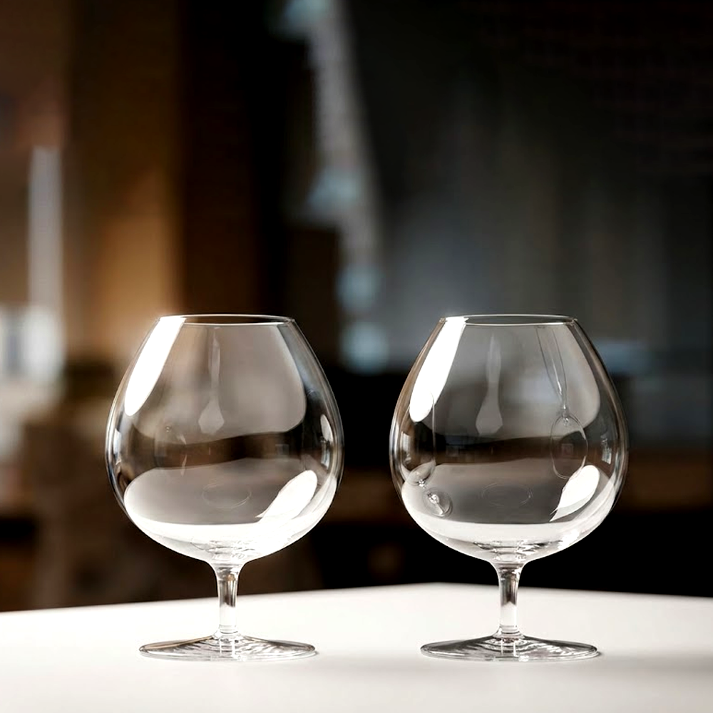 طقم كؤوس زجاج شفاف