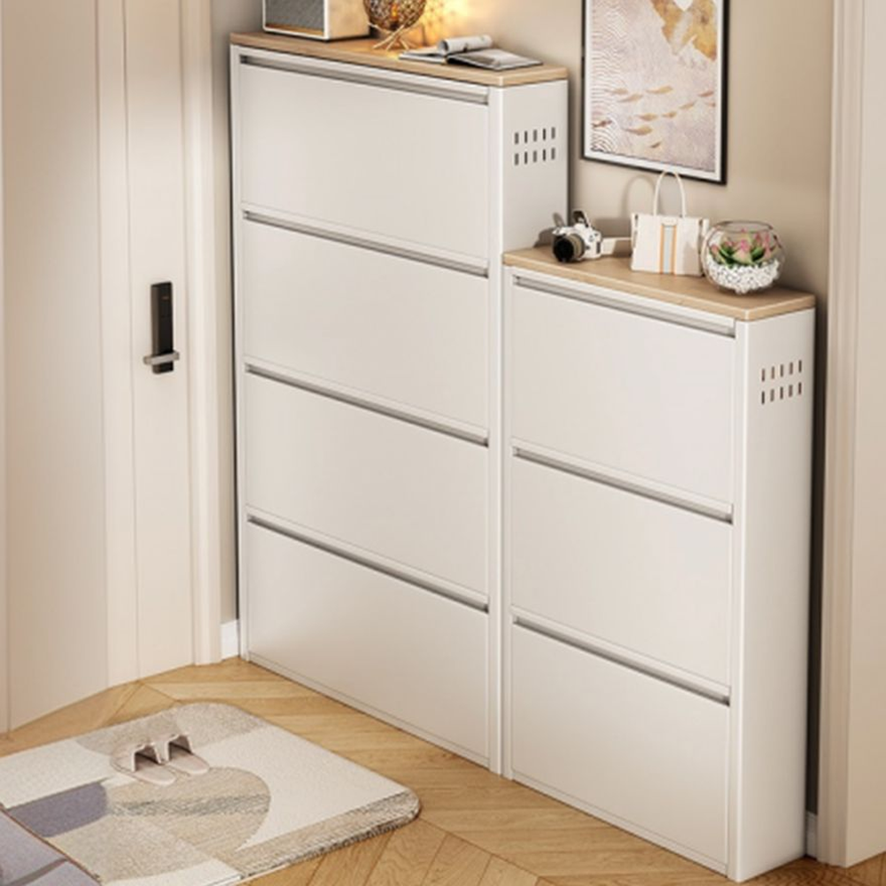 خزانة أحذية جدارية من المعدن