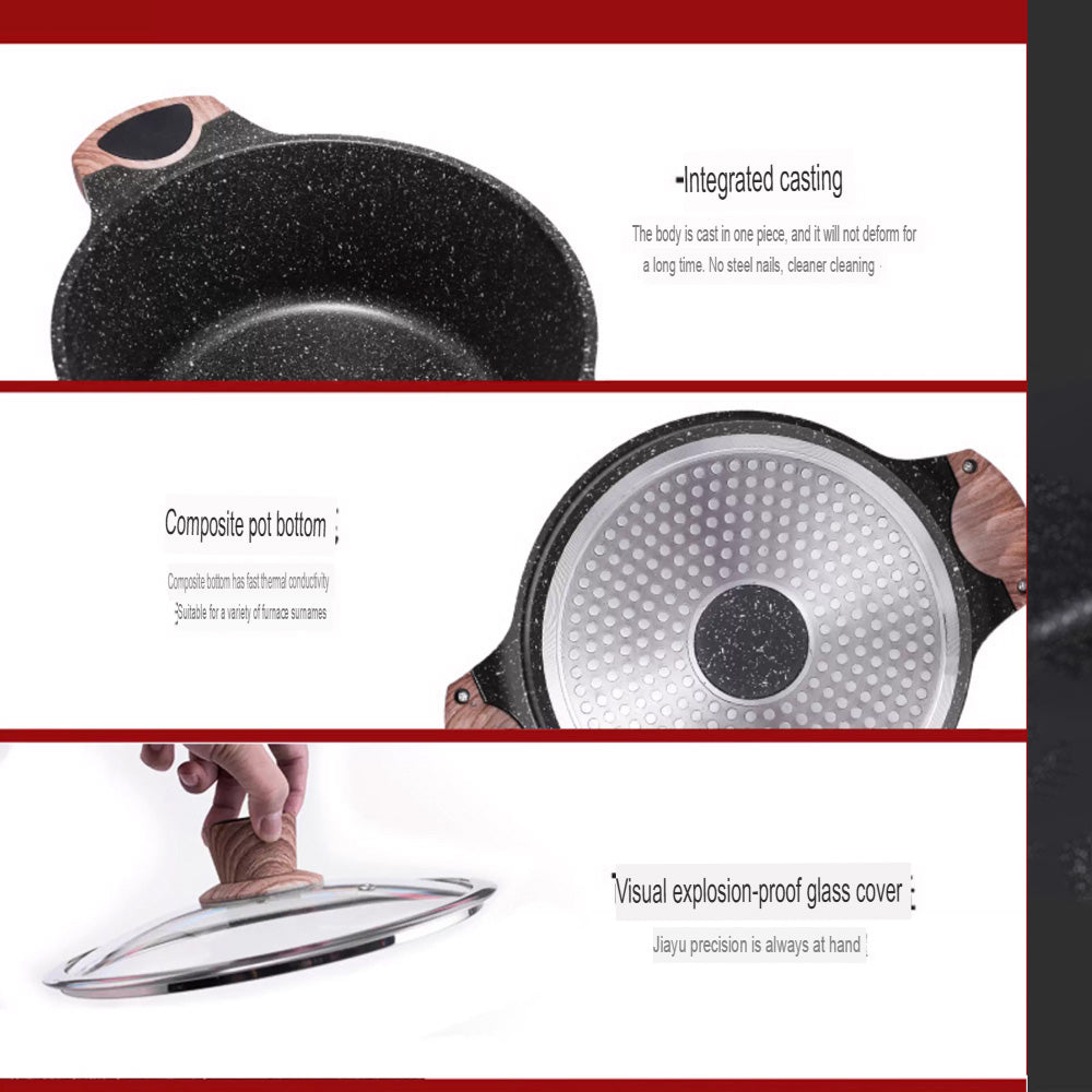 مجموعة أواني طهي من الجرانيت