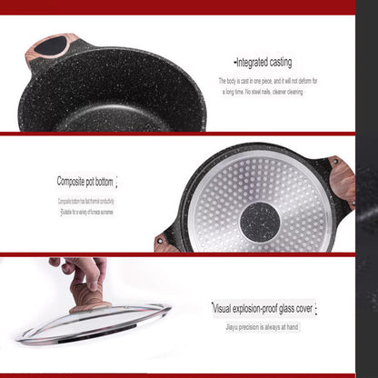 مجموعة أواني طهي من الجرانيت