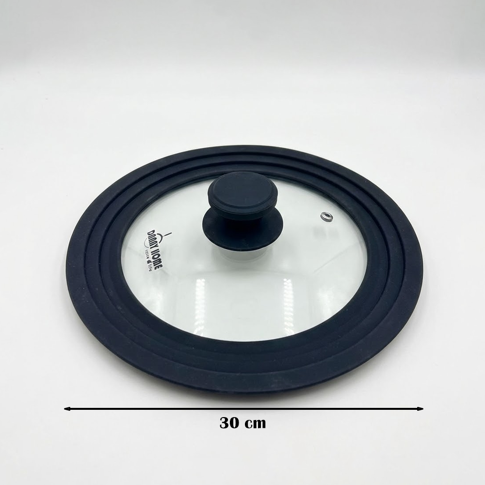 غطاء مقلاة زجاجي حراري