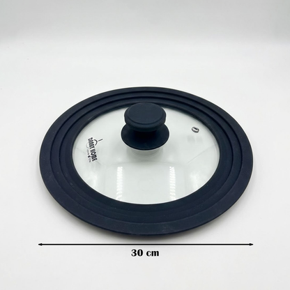 غطاء مقلاة زجاجي حراري