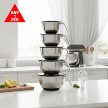 وعاء خلط بمقبض وغطاء