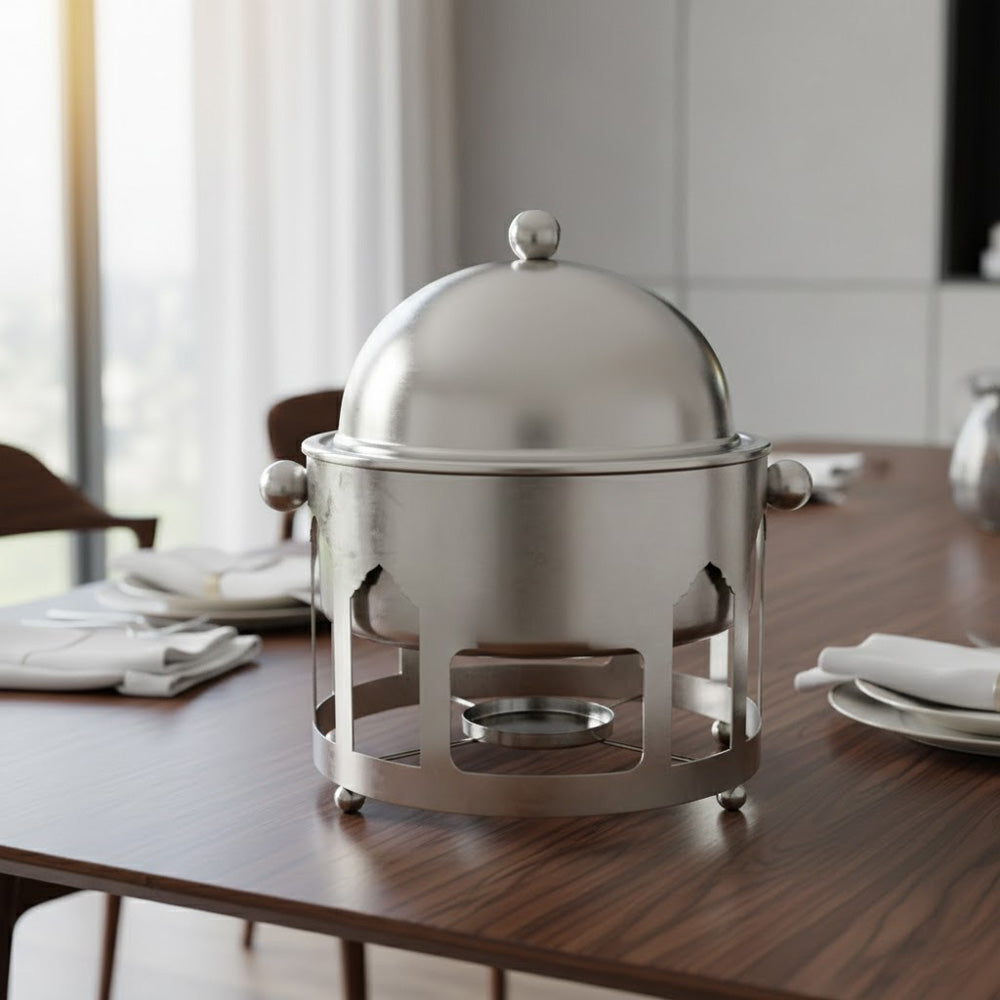 سخان طعام قبة من الفولاذ المقاوم للصدأ سعة 3 لتر