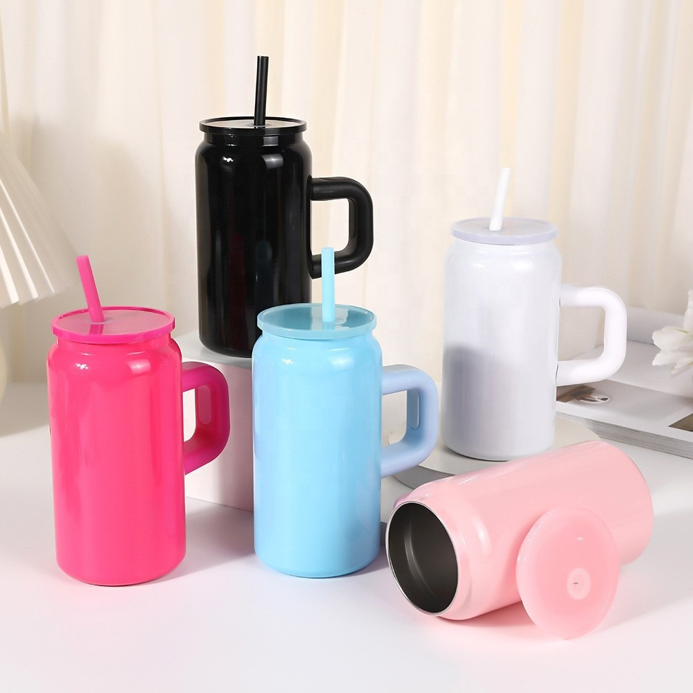 كوب حراري ستانلس بيد مع غطاء