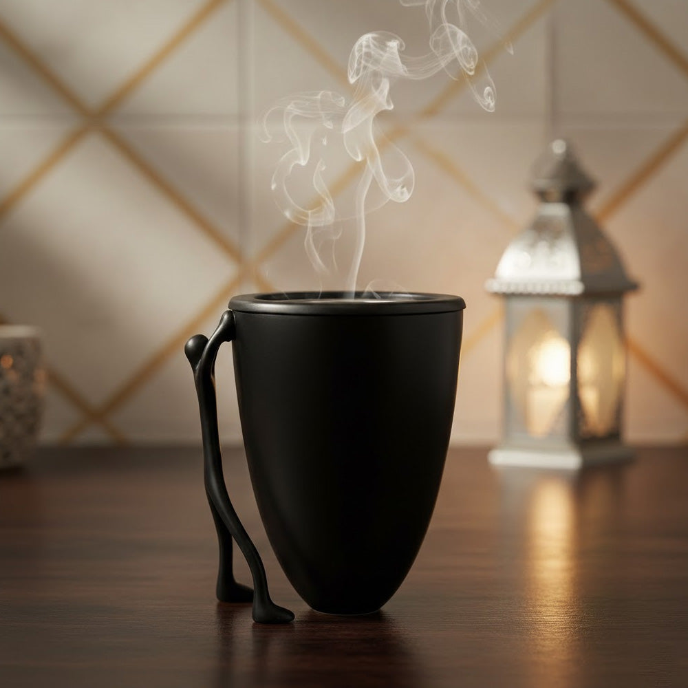 مبخرة بخور حديثة من الفولاذ Diva Lady