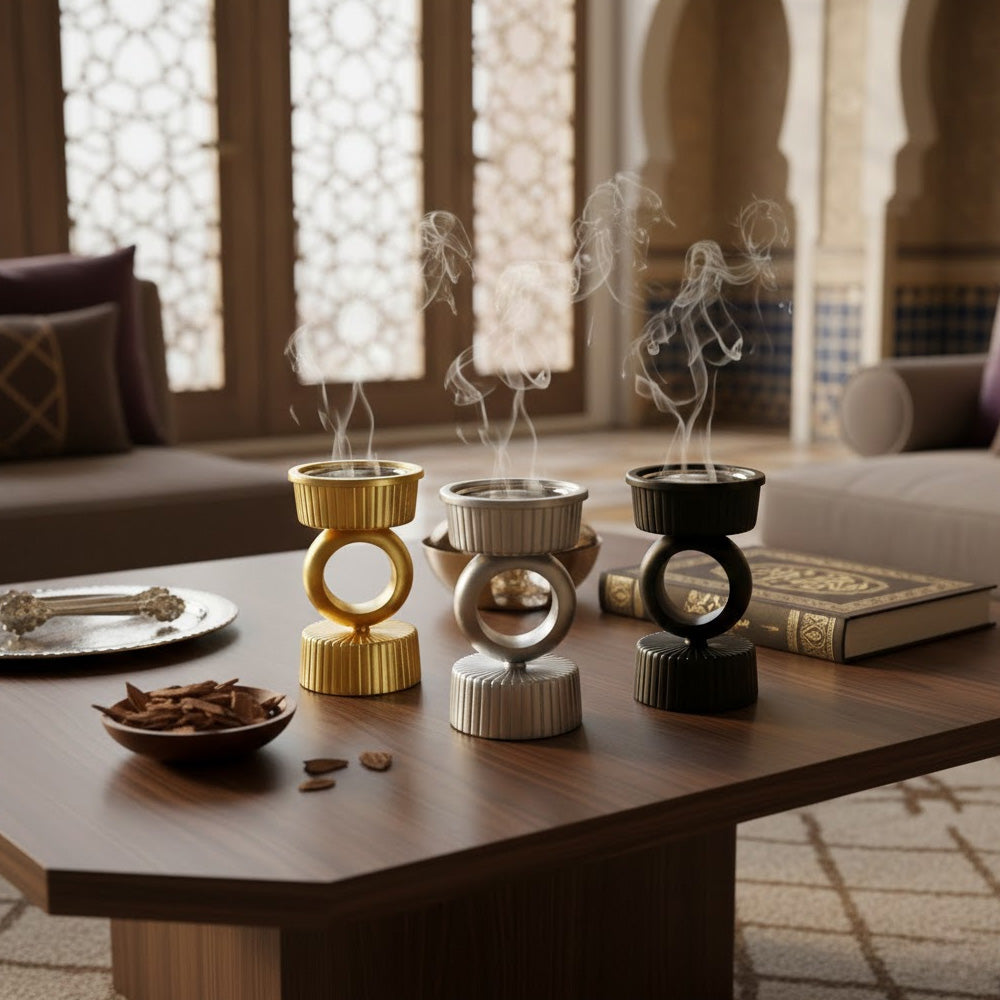 مبخرة من الفولاذ المنحوت