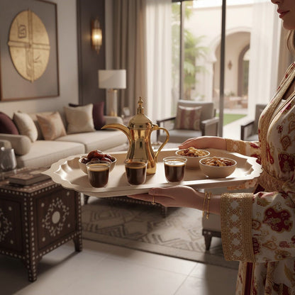 صينية تقديم مستطيلة- كبير