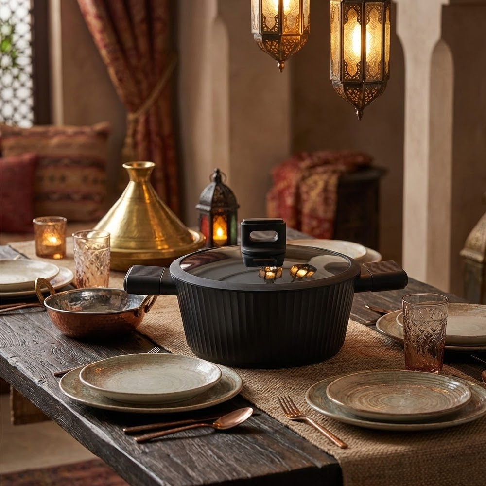 مقلاة طهي بغطاء زجاج Danny Home