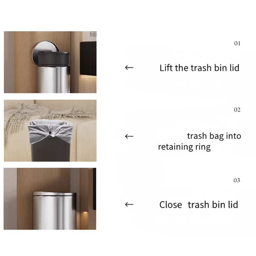 سلة مهملات سعة 40 لترًا