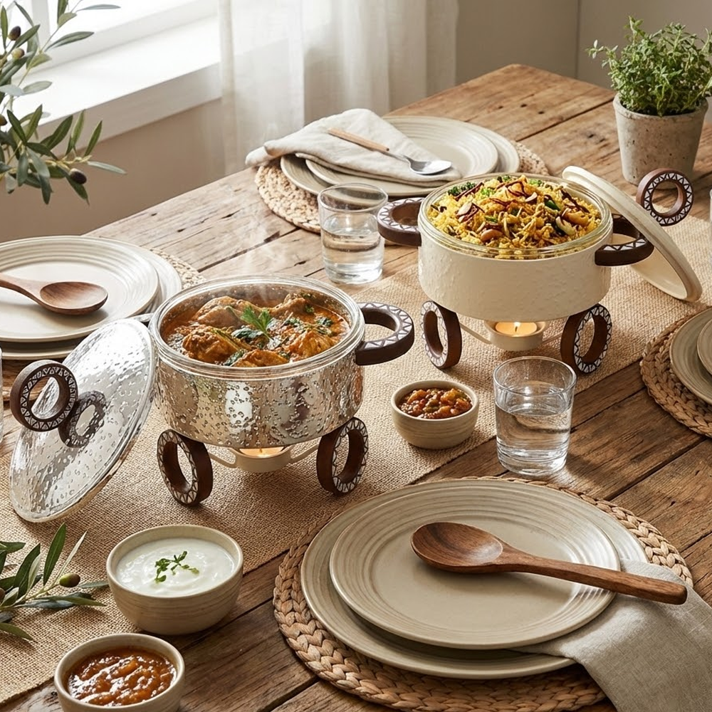 سخان طعام زجاجي دائري صغير 0.5 لتر