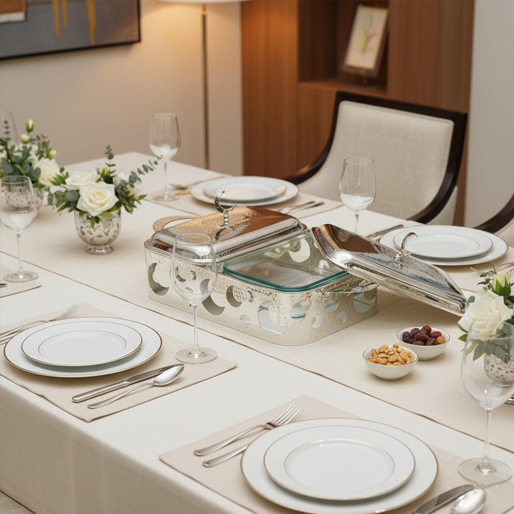 وعاء ساخن مزدوج بتصميم مون