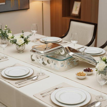 وعاء ساخن مزدوج بتصميم مون