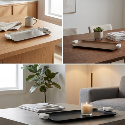 صينية تقديم بلمسة رخامية