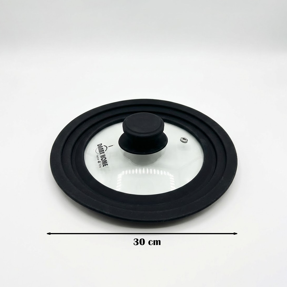 غطاء مقلاة زجاجي حراري