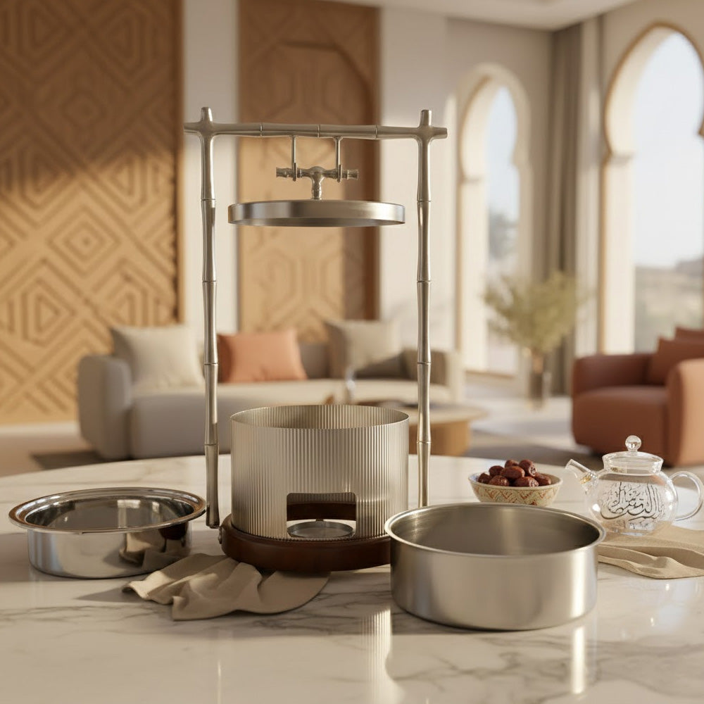 سخان طعام معلق سعة 3 لترات مع حامل