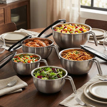 وعاء خلط بمقبض وغطاء