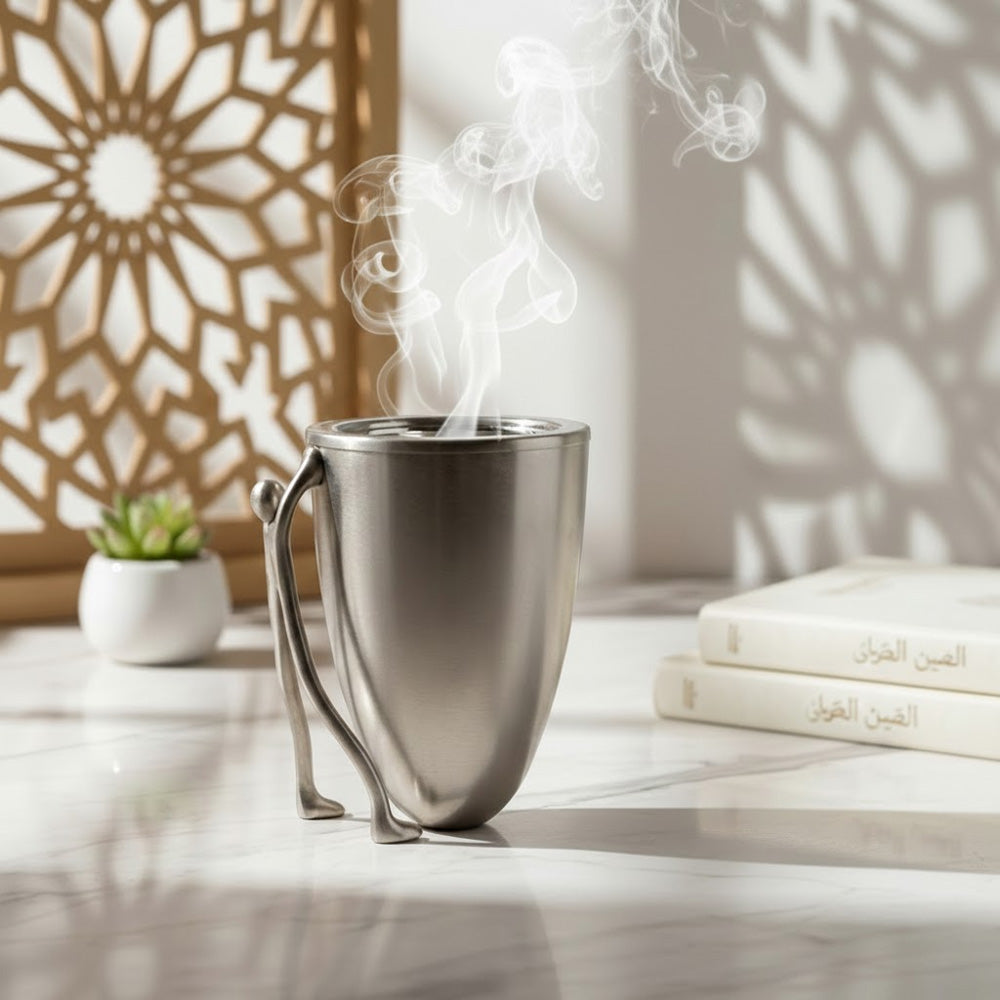 مبخرة بخور حديثة من الفولاذ Diva Lady