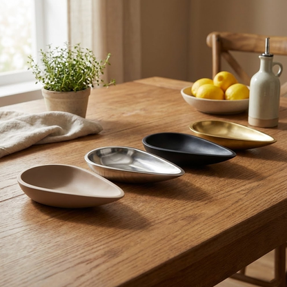 وعاء تقديم صغير بتصميم عصري بالوان متعددة