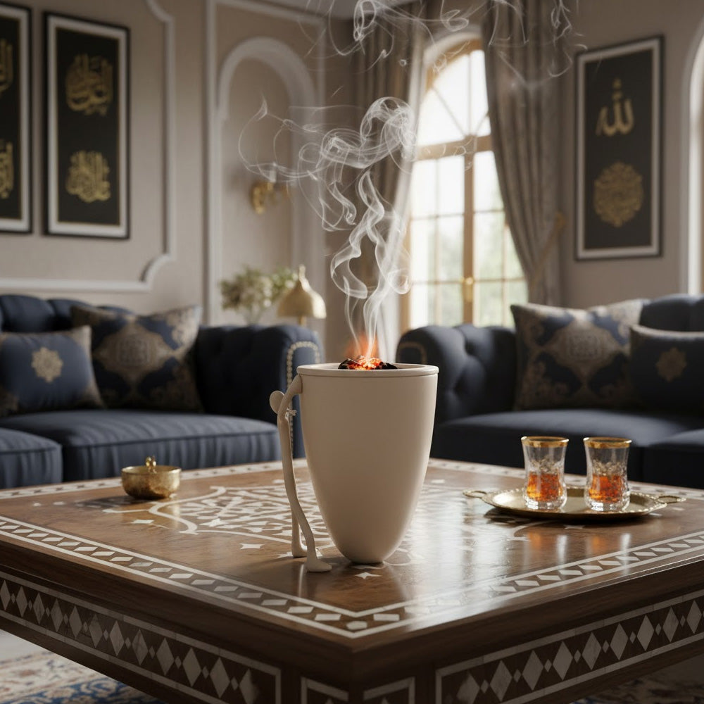 مبخرة بخور حديثة من الفولاذ Diva Lady