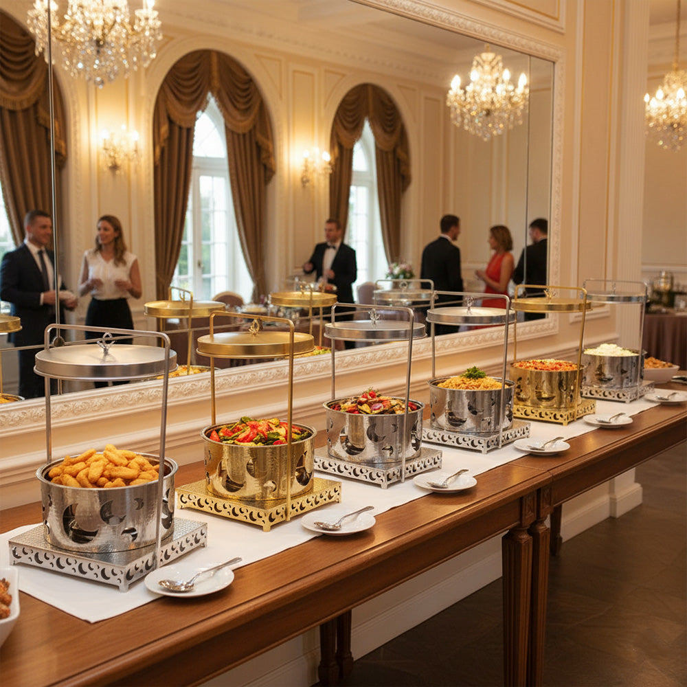 قدر ساخن معلق بتصميم القمر - سعة 4 لتر