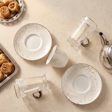 طقم استكانة وفنجان 18قطعة