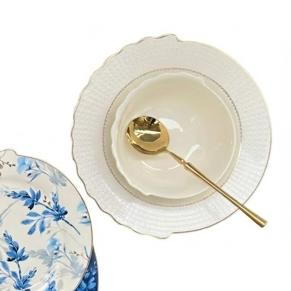 طقم أطباق مائدة فاخر 24 قطعة