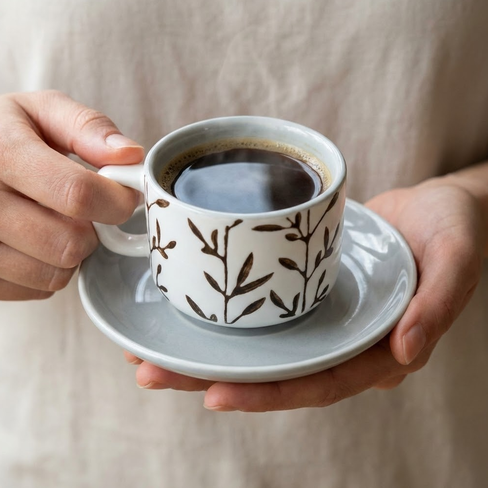 طقم فناجين وصحون قهوة 12 قطعة Diva Lady