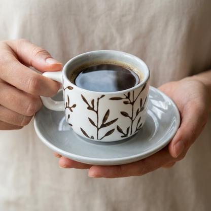 طقم فناجين وصحون قهوة 12 قطعة Diva Lady