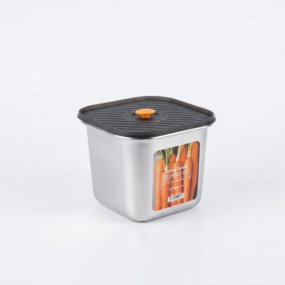 علبة حفظ الطعام من ستانلس ستيل