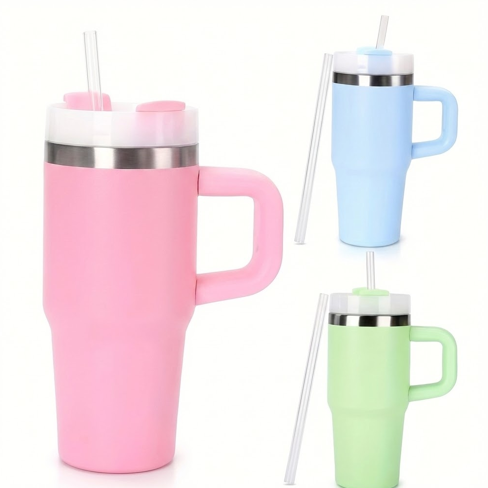 كوب حراري ستانلس بيد مع غطاء