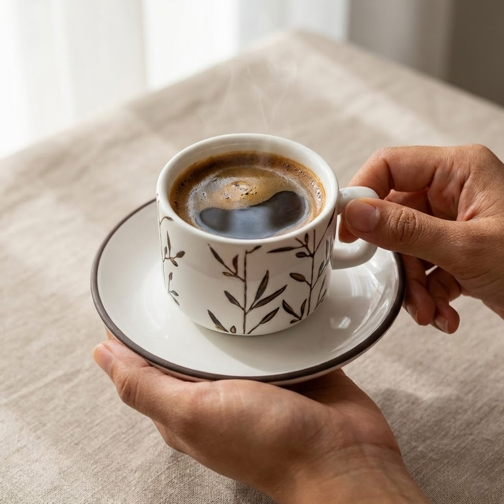 طقم فناجين وصحون قهوة 12 قطعة Diva Lady