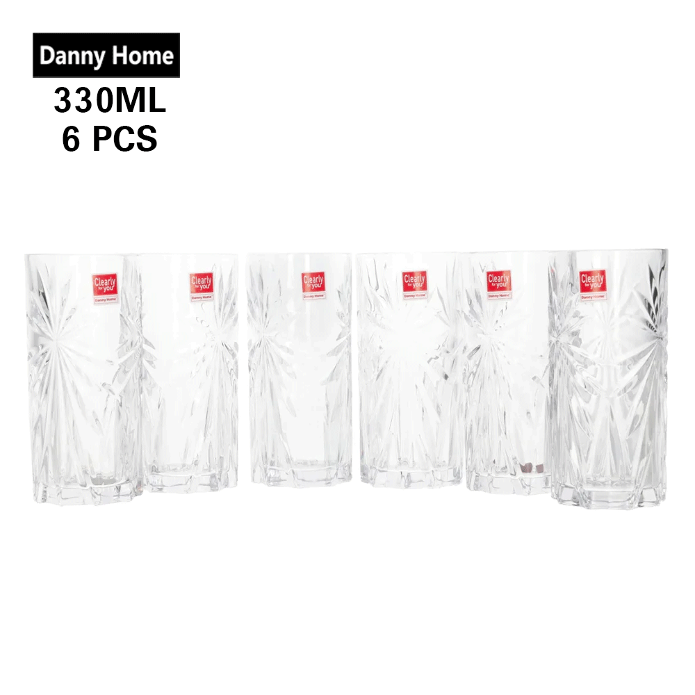 أكواب عصير طويلة محززة عشوائياً Danny Home
