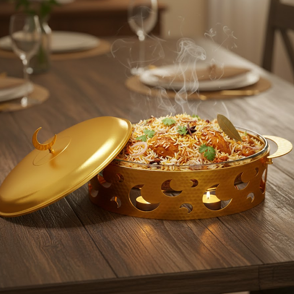 سخان تقديم طعام مع صينية بايركس 2.5 لتر