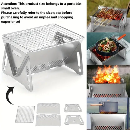 شواية فحم محمولة صغيرة