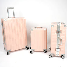 حقيبة سفر بإطار من الألومنيوم مع قفل إدارة أمن النقل، 3 قطع