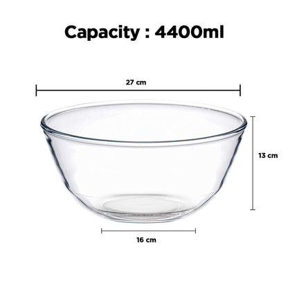 وعاء زجاجي كبير