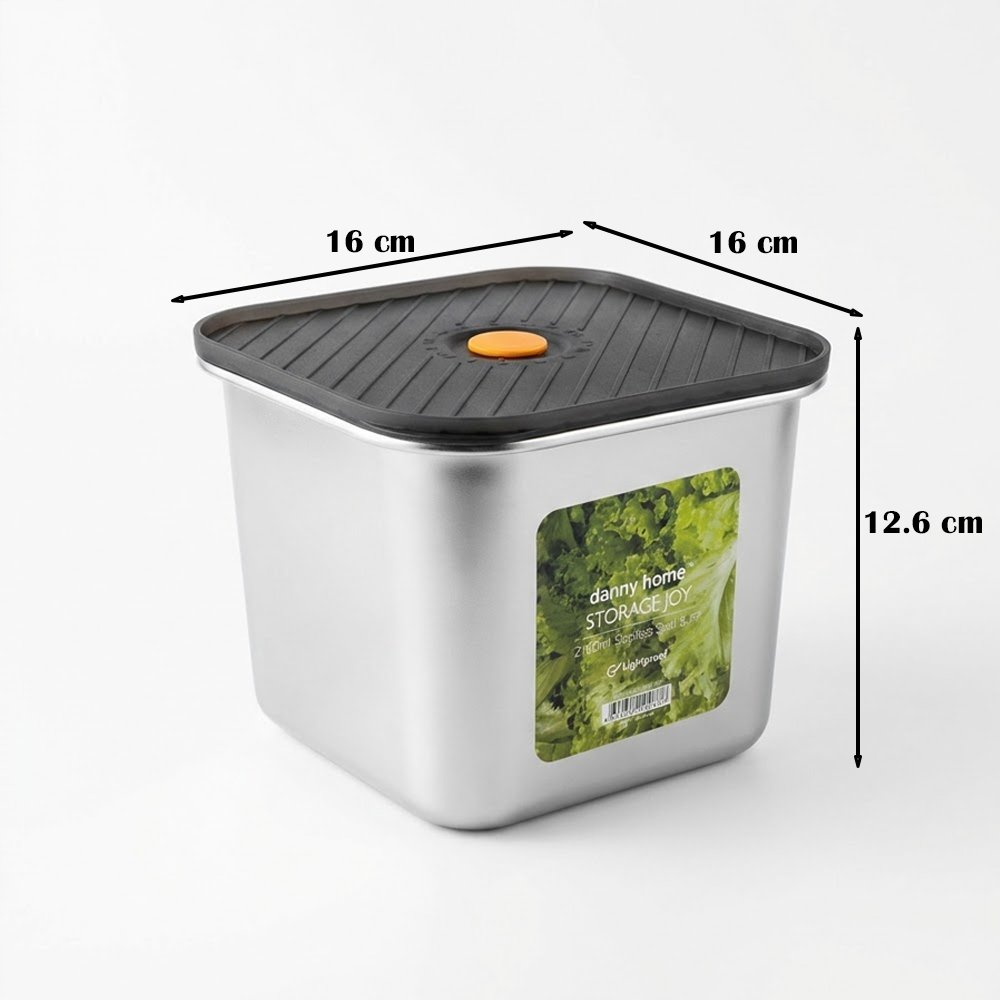 علبة حفظ الطعام من ستانلس ستيل