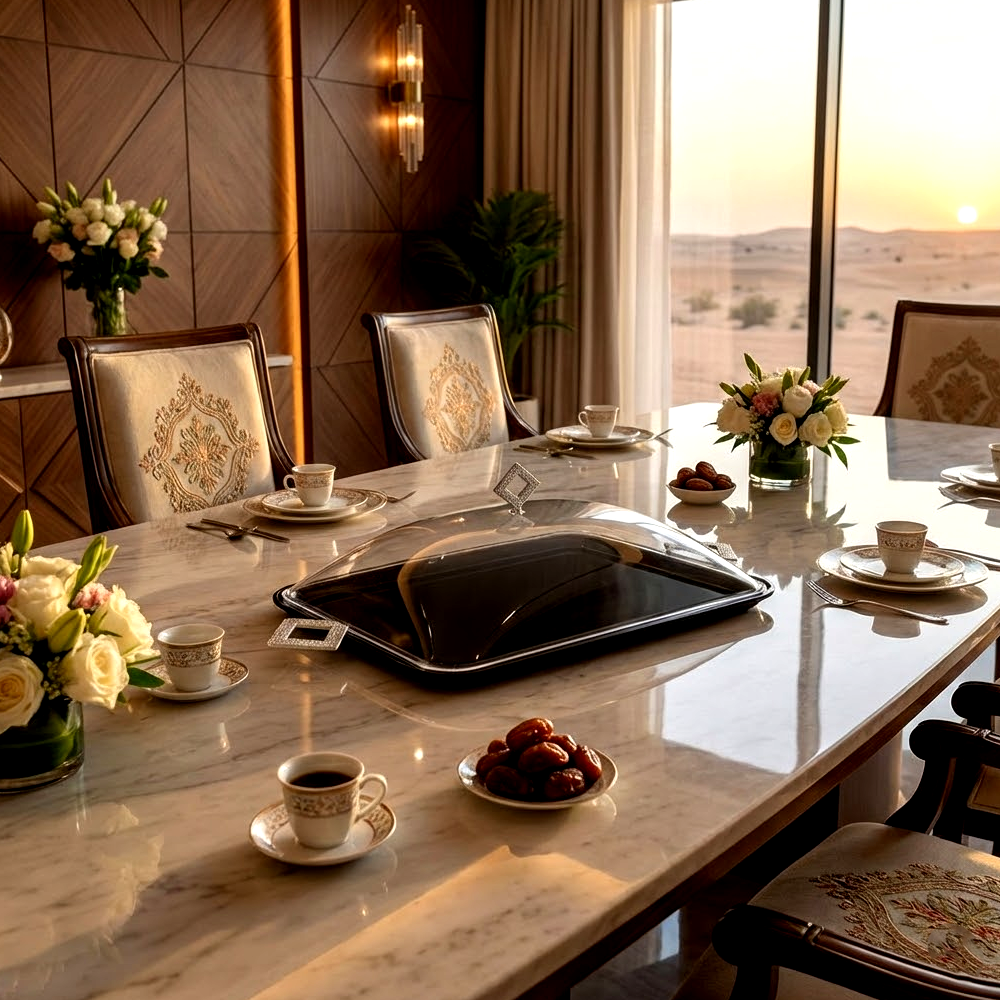 طبق تقديم كيك بغطاء كبير Diva Lady