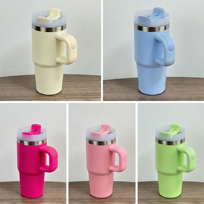 كوب حراري ستانلس بيد مع غطاء