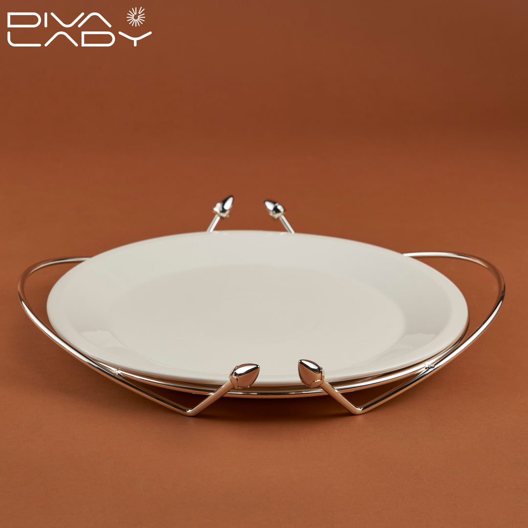 Large porcelain serving plate