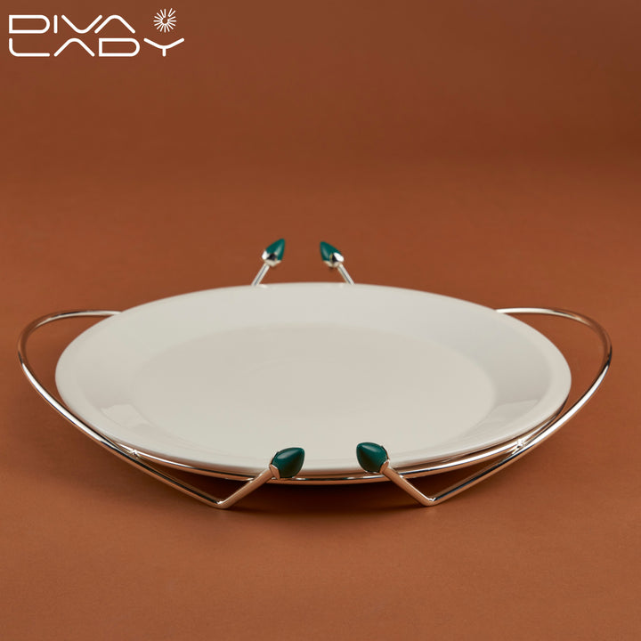 Large porcelain serving plate