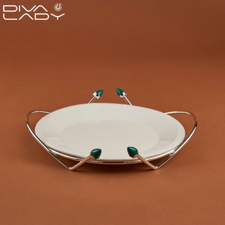 Medium porcelain serving plate