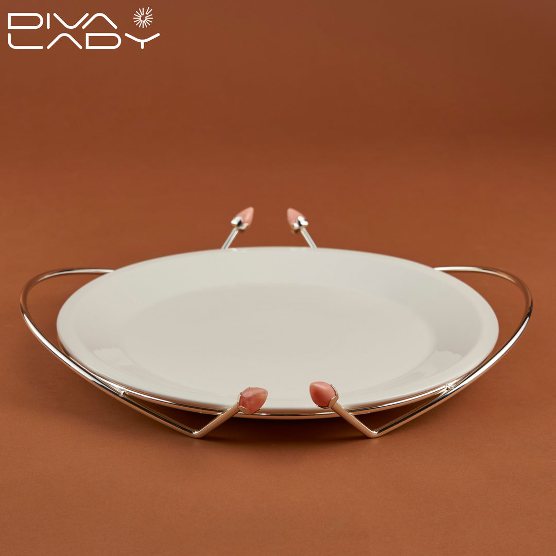 Large porcelain serving plate