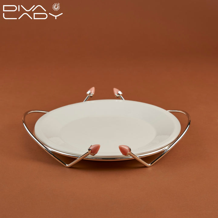 Medium porcelain serving plate