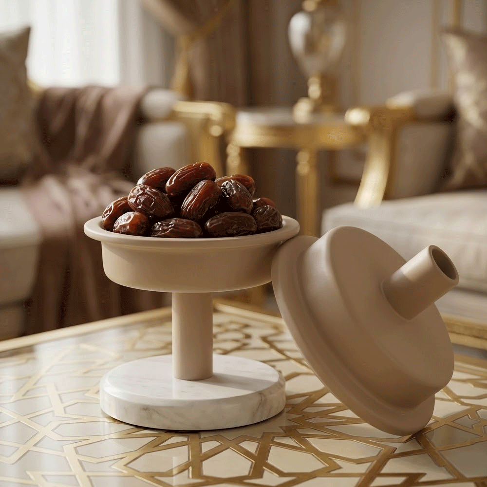 تمرية فاخرة بقاعدة رخامية