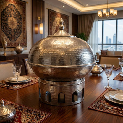 سخان طعام على شكل قبة سعة 7 لترات مع غطاء